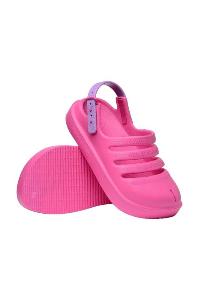 Дитячі шльопанці Havaianas CLOG колір рожевий фото 5