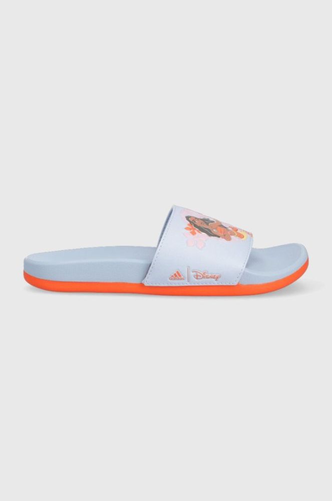 Дитячі шльопанці adidas ADILETTE COMFORT M колір блакитний фото 2