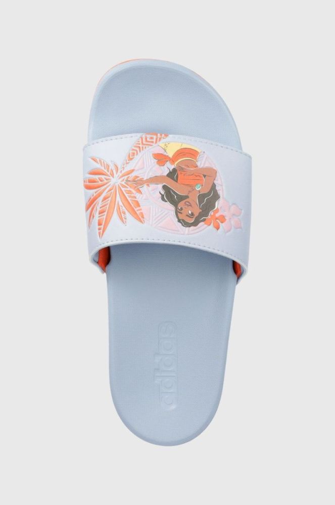 Дитячі шльопанці adidas ADILETTE COMFORT M колір блакитний фото 4