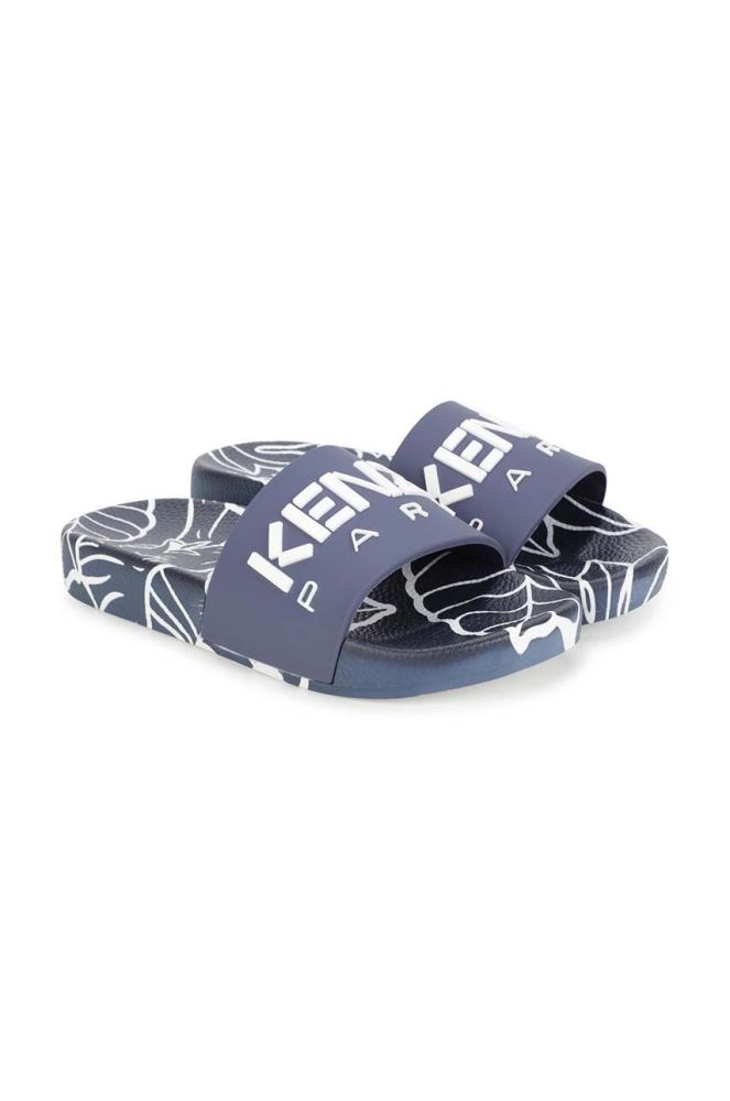 Дитячі шльопанці Kenzo Kids колір синій (3202624)