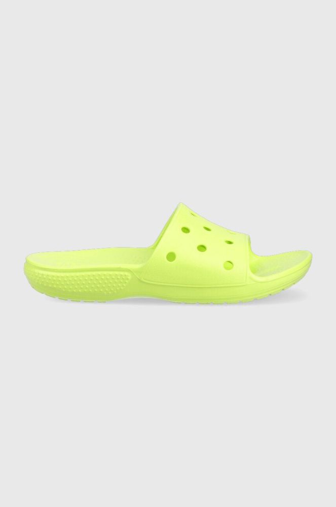 Дитячі шльопанці Crocs колір зелений (3105745)