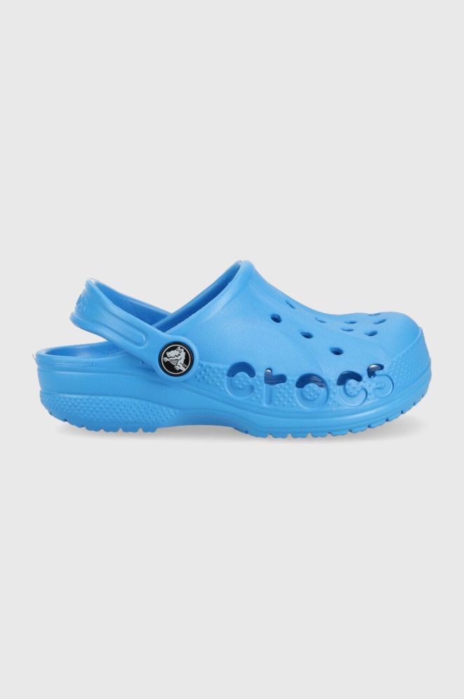 Дитячі шльопанці Crocs колір блакитний (3131839)