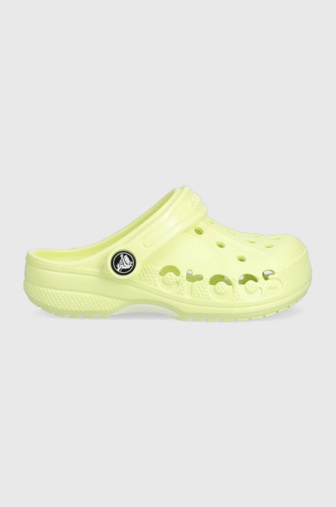 Дитячі шльопанці Crocs колір зелений (3131841)