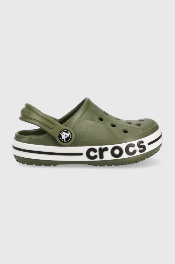 Дитячі шльопанці Crocs колір зелений (3175853)