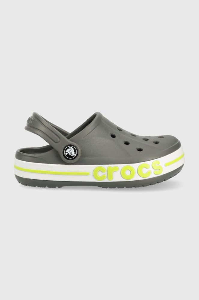 Дитячі шльопанці Crocs колір сірий (3175846)