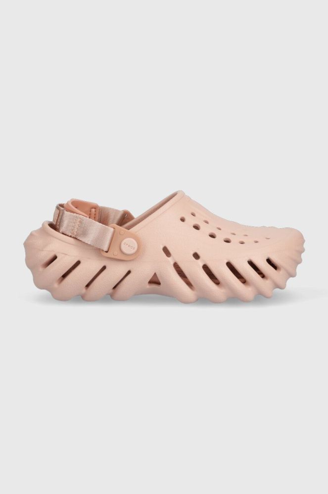 Дитячі шльопанці Crocs колір рожевий (3158837)
