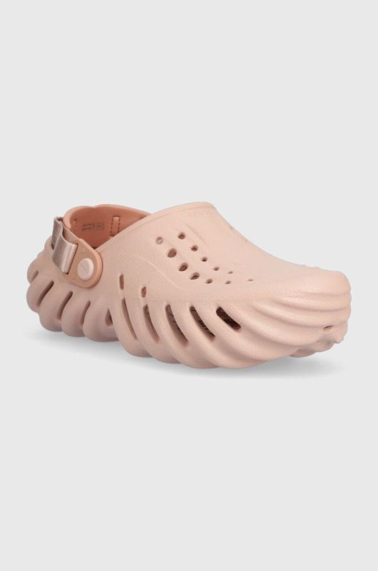 Дитячі шльопанці Crocs колір рожевий (3158837) фото 2