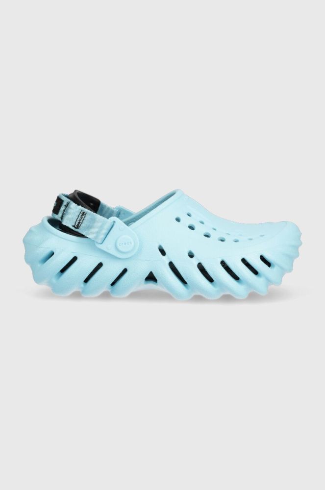 Дитячі шльопанці Crocs колір блакитний (3158844)