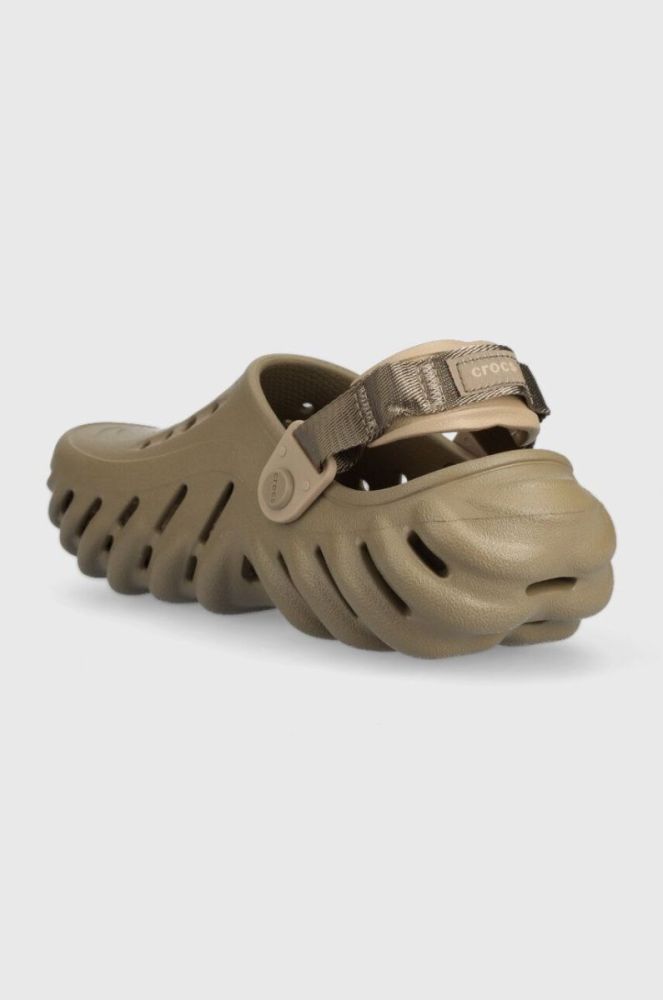 Дитячі шльопанці Crocs колір зелений (3158823) фото 3
