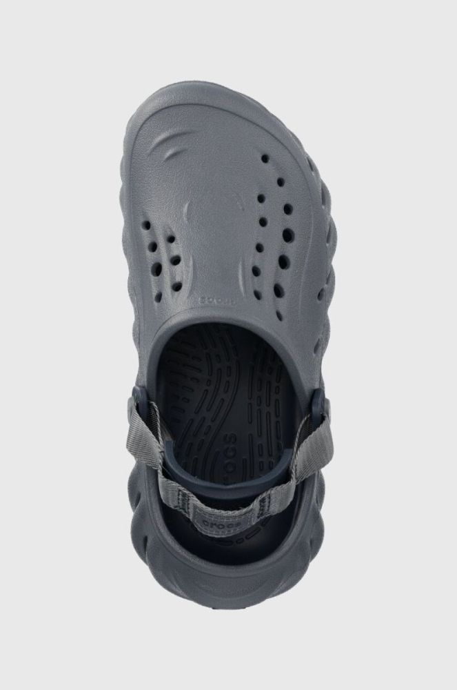 Дитячі шльопанці Crocs колір блакитний (3158827) фото 4