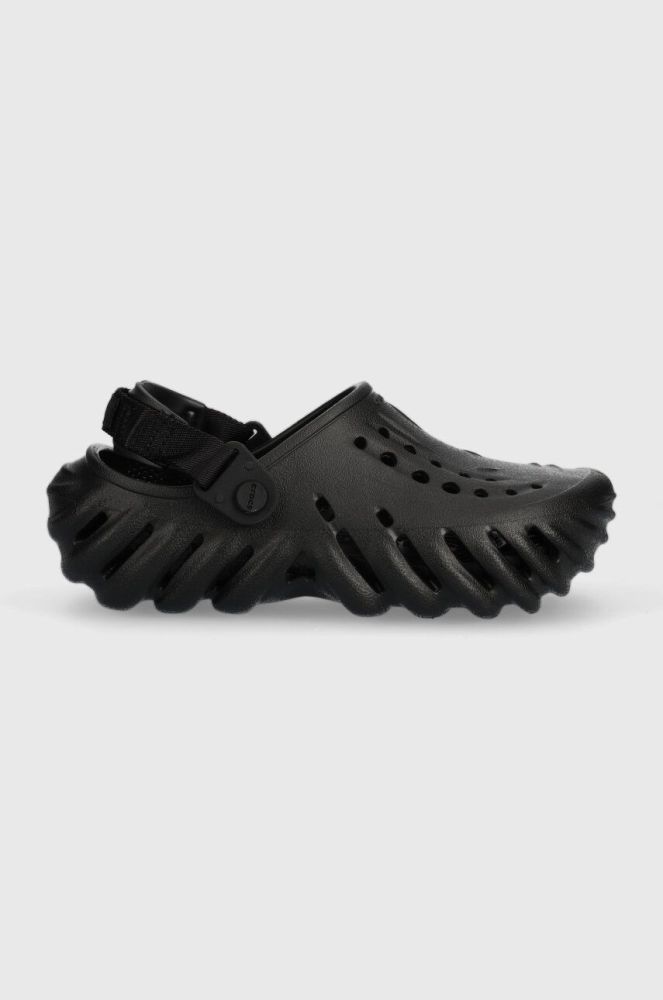 Дитячі шльопанці Crocs колір чорний (3158839)