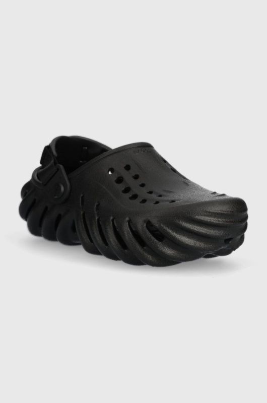 Дитячі шльопанці Crocs колір чорний (3158839) фото 2