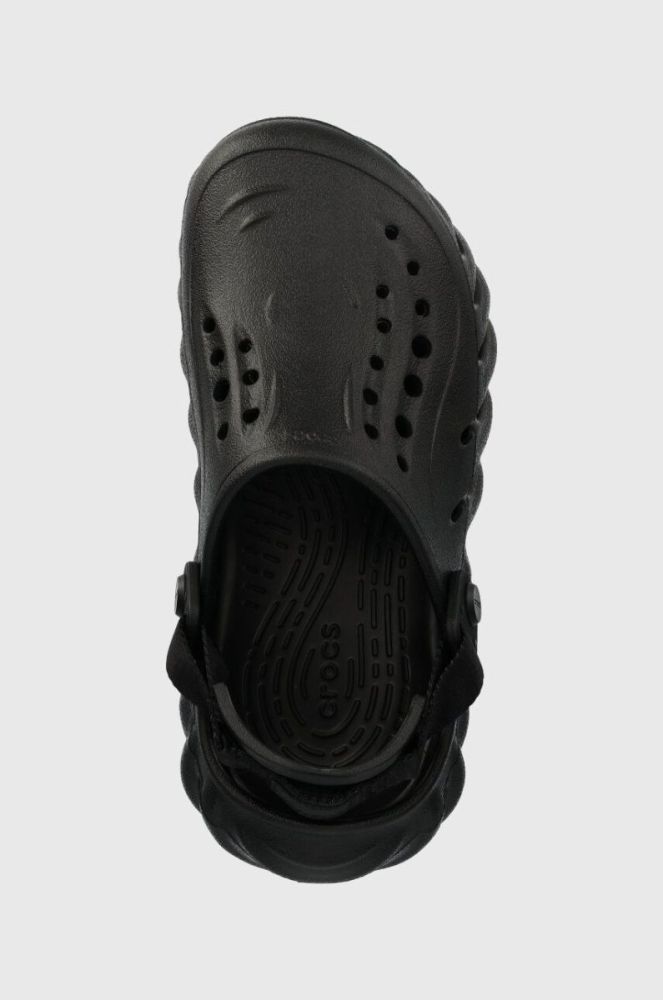 Дитячі шльопанці Crocs колір чорний (3158839) фото 4