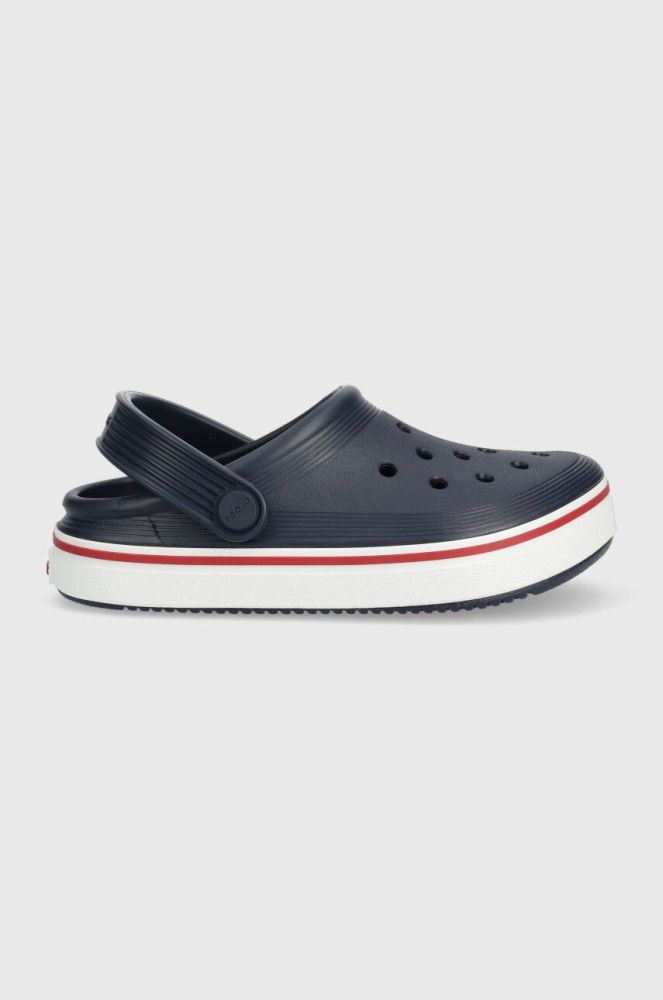 Дитячі шльопанці Crocs CROCBAND CLEAN CLOG колір синій (3513747)