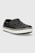 Дитячі шльопанці Crocs CROCBAND CLEAN CLOG колір чорний