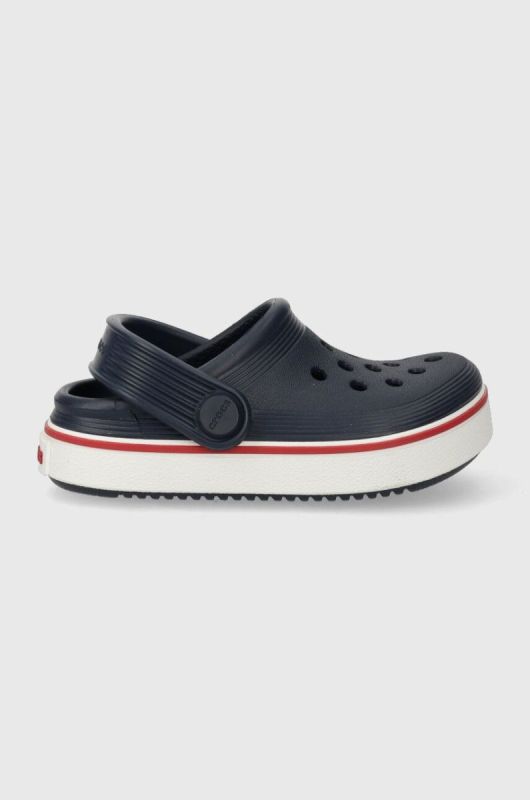 Дитячі шльопанці Crocs CROCBAND CLEAN CLOG колір синій (3476419)