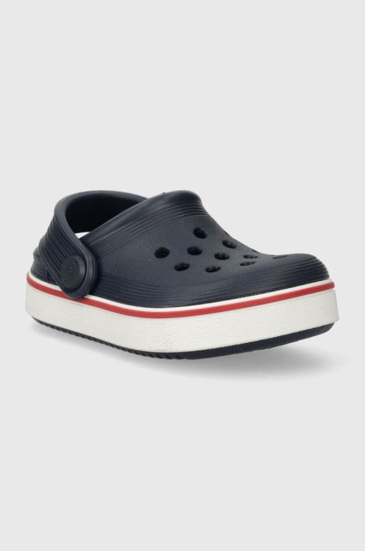 Дитячі шльопанці Crocs CROCBAND CLEAN CLOG колір синій (3476419) фото 2