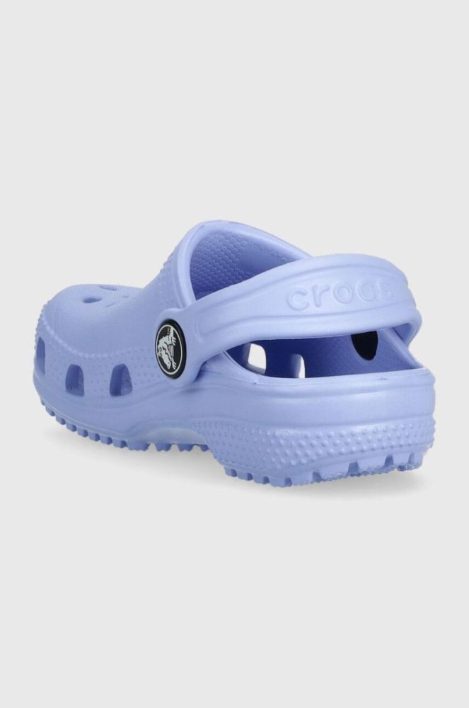 Дитячі шльопанці Crocs колір блакитний (3074001) фото 3