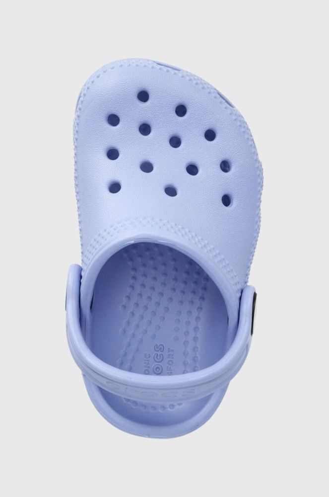Дитячі шльопанці Crocs колір блакитний (3074001) фото 4