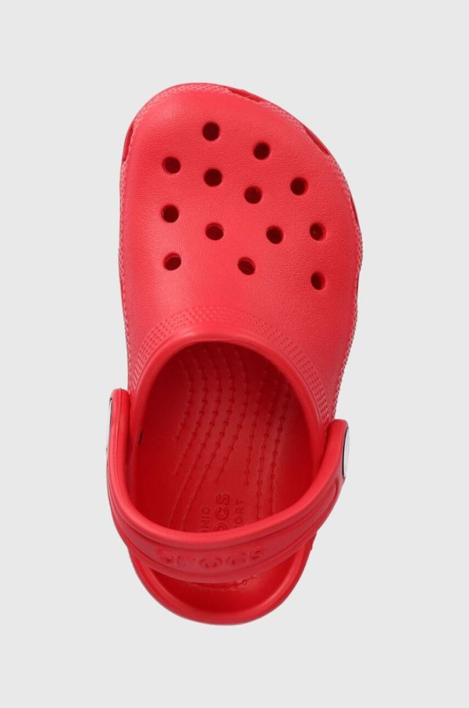 Дитячі шльопанці Crocs колір червоний (3559012) фото 4