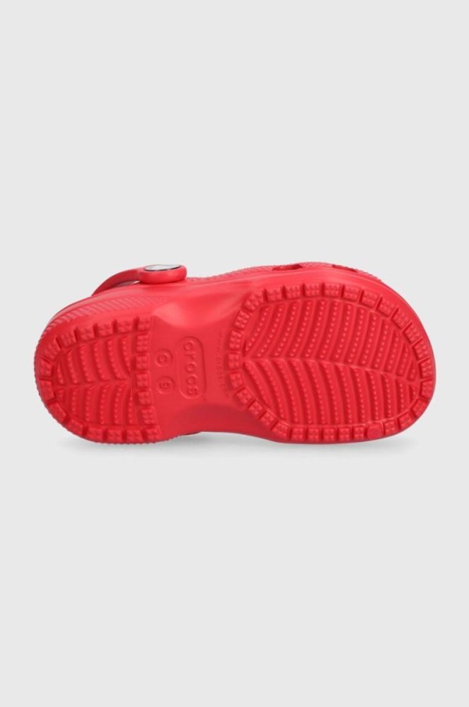 Дитячі шльопанці Crocs колір червоний (3559012) фото 5