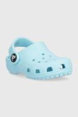 Дитячі шльопанці Crocs колір блакитний (3074000)