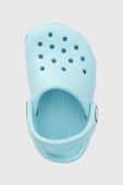 Дитячі шльопанці Crocs колір блакитний (3074000)
