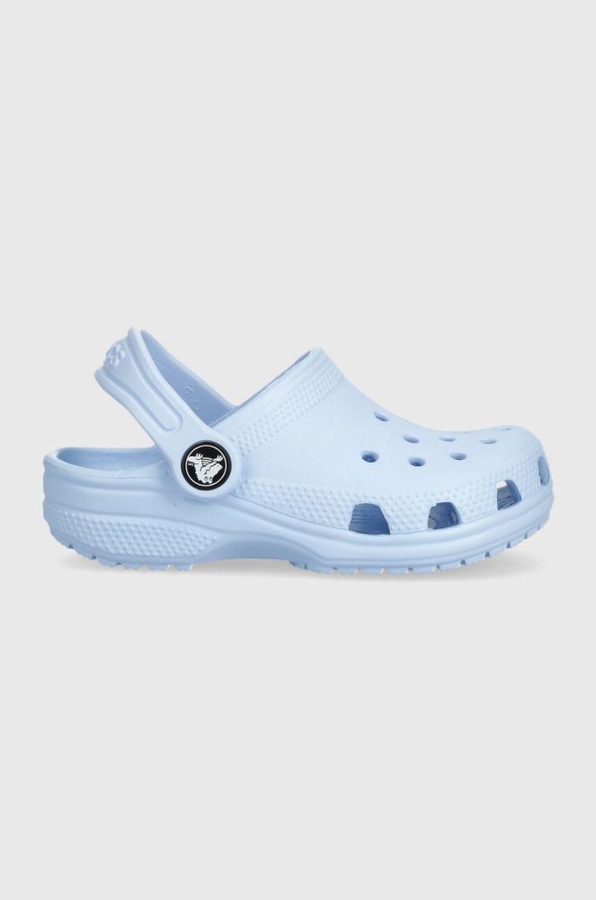 Дитячі шльопанці Crocs колір блакитний (3559005)