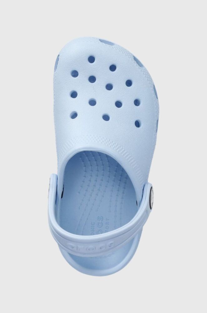 Дитячі шльопанці Crocs колір блакитний (3559005) фото 4