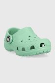 Дитячі шльопанці Crocs колір бірюзовий (3073982)
