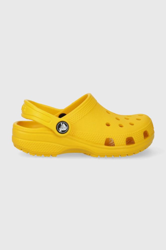 Дитячі шльопанці Crocs колір жовтий (3480657)