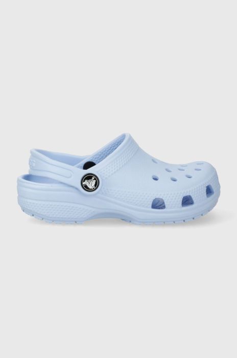 Дитячі шльопанці Crocs колір блакитний (3480666)