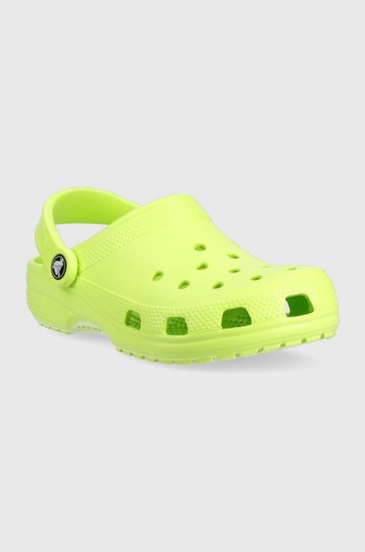 Дитячі шльопанці Crocs колір зелений (3074009) фото 2