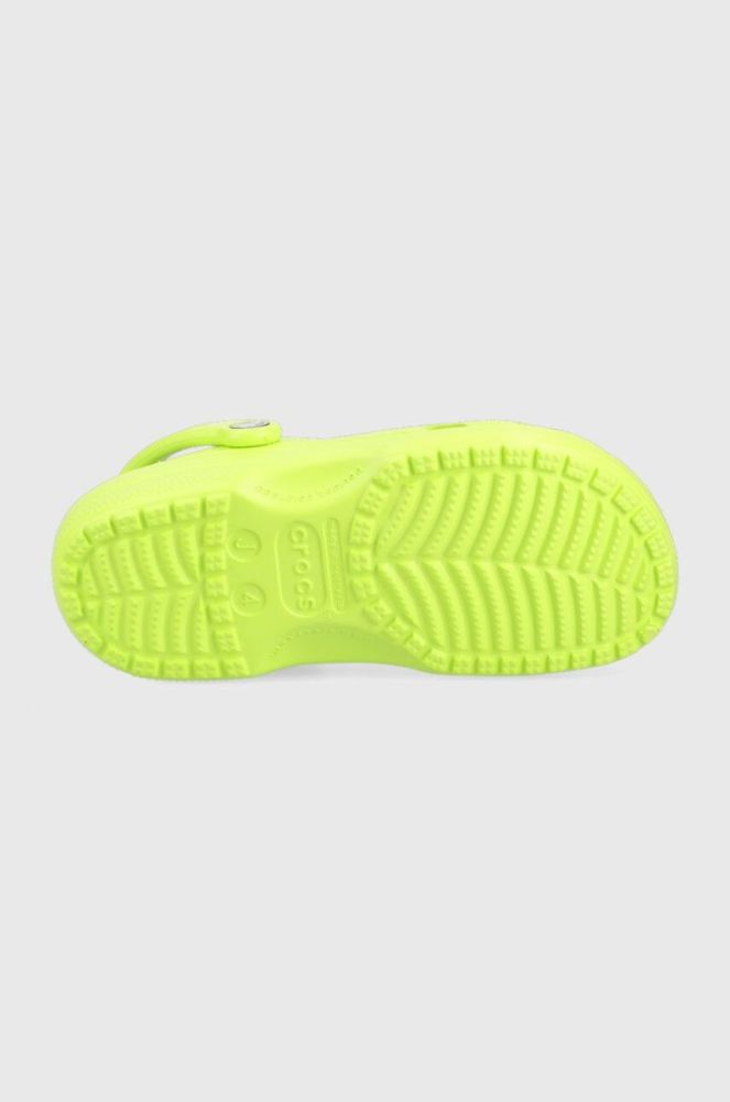Дитячі шльопанці Crocs колір зелений (3074009) фото 5
