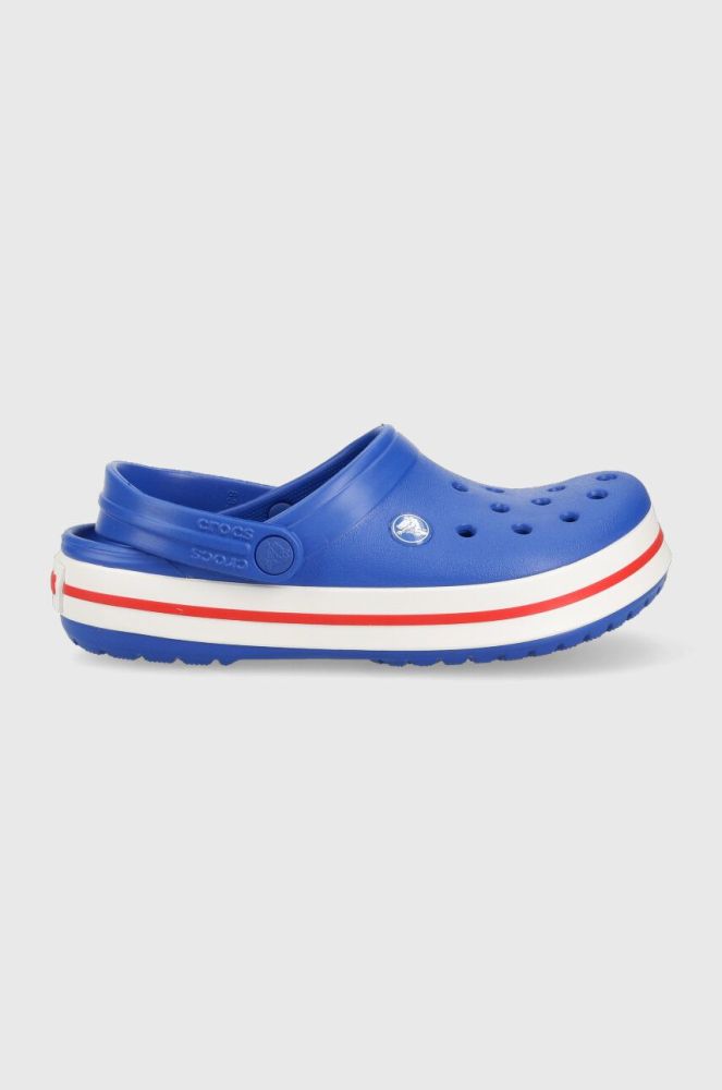 Дитячі шльопанці Crocs колір блакитний (3202635)