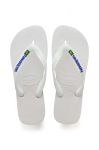 Дитячі в'єтнамки Havaianas BRASIL LOGO колір білий (3246012)