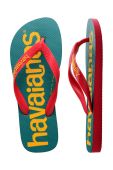 Дитячі в'єтнамки Havaianas LOGOMANIA колір бірюзовий (3245820)