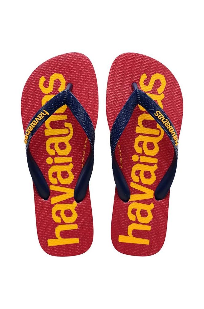 Дитячі в'єтнамки Havaianas LOGOMANIA колір бордовий (3246351)