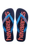 Дитячі в'єтнамки Havaianas LOGOMANIA колір синій (3252837)