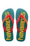Дитячі в'єтнамки Havaianas LOGOMANIA колір бірюзовий (3252529)