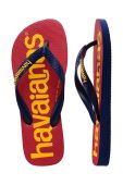 Дитячі в'єтнамки Havaianas LOGOMANIA колір бордовий (3252382)