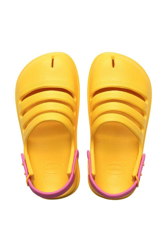 Дитячі сандалі Havaianas CLOG колір жовтий