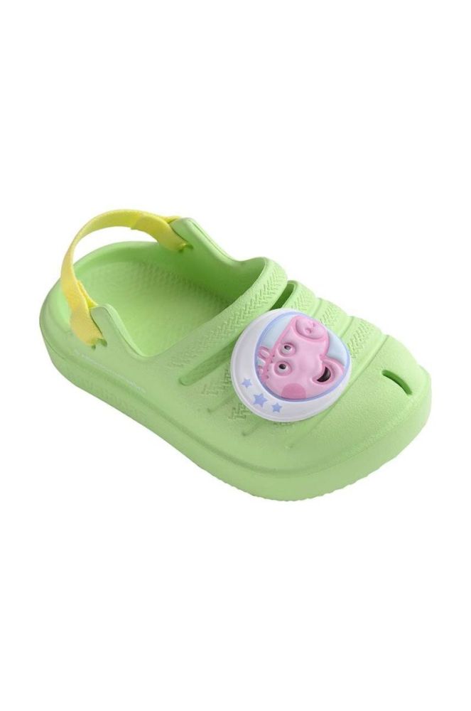 Шльопанці Havaianas CLOG PEPPA PIG колір зелений фото 2