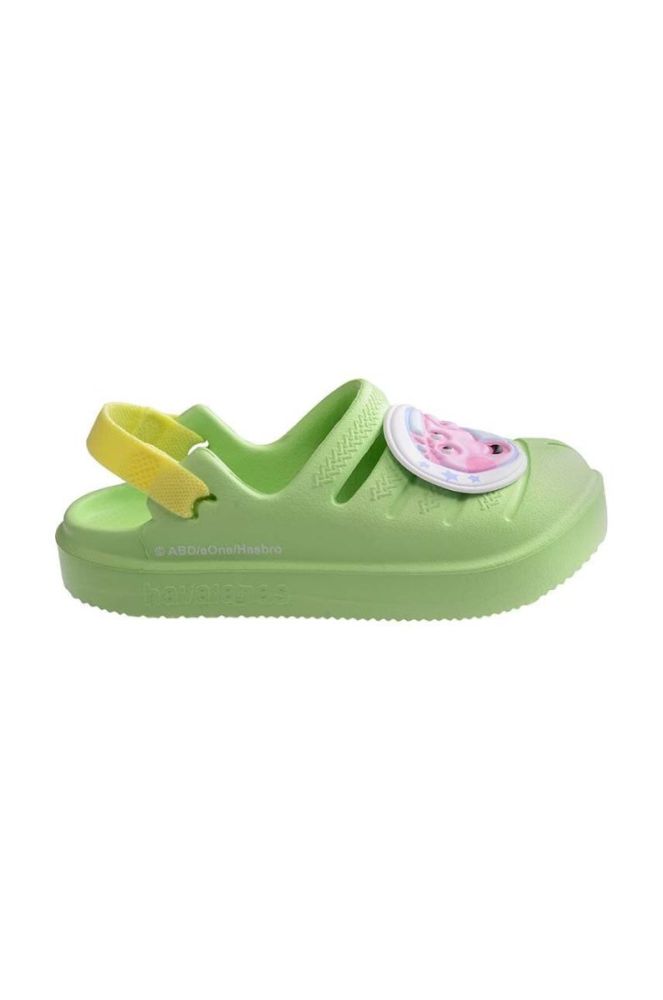 Шльопанці Havaianas CLOG PEPPA PIG колір зелений фото 3