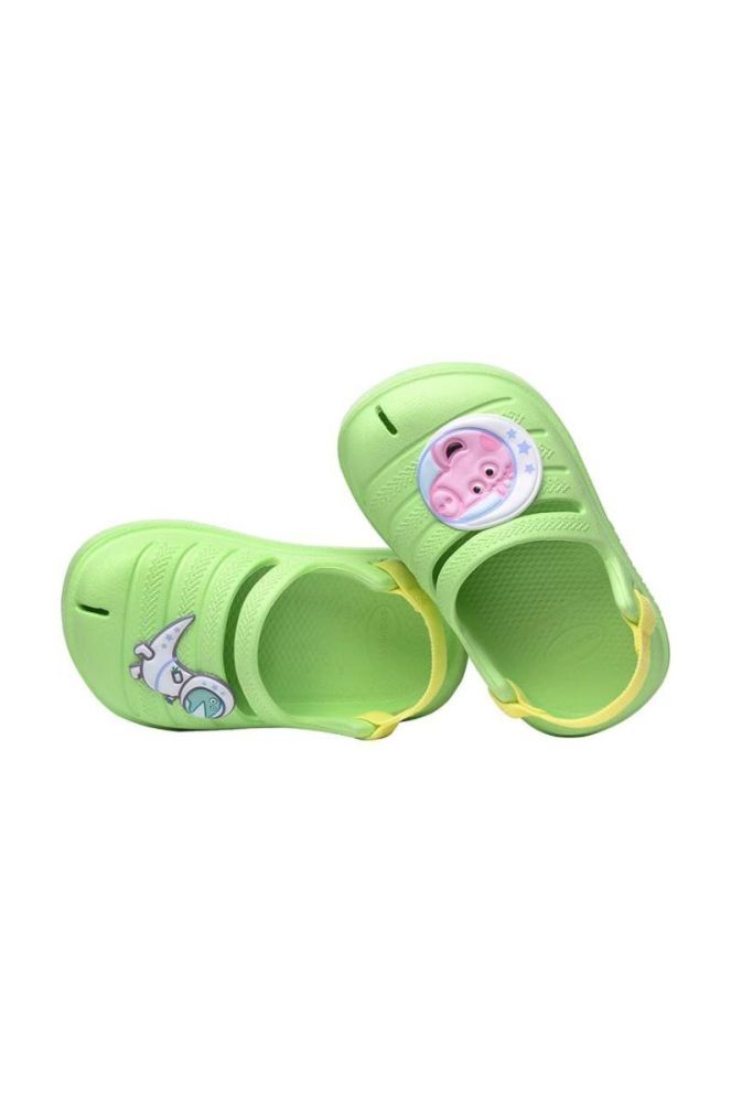 Шльопанці Havaianas CLOG PEPPA PIG колір зелений фото 4