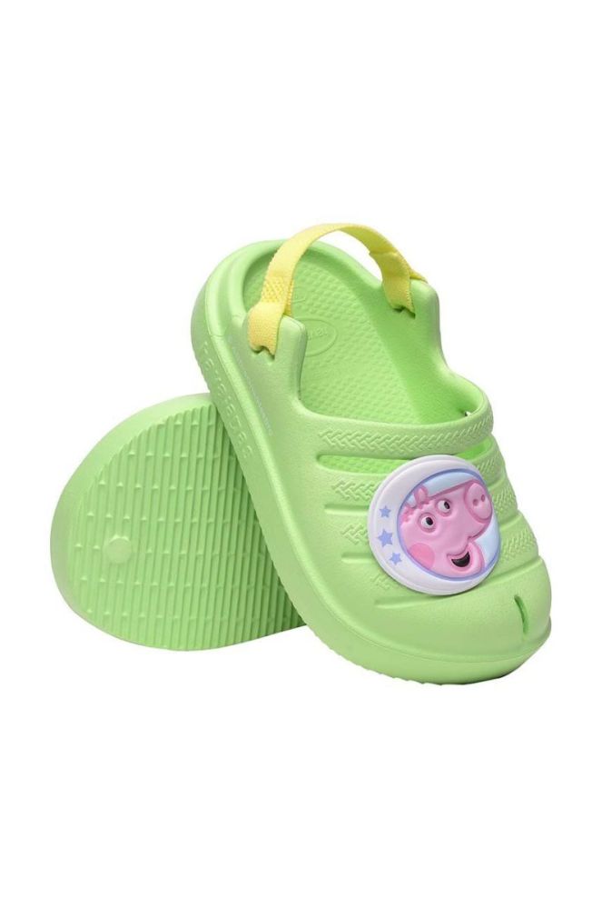 Шльопанці Havaianas CLOG PEPPA PIG колір зелений фото 5