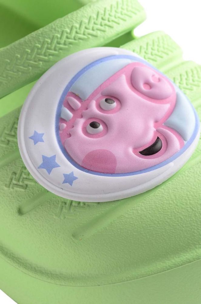 Шльопанці Havaianas CLOG PEPPA PIG колір зелений фото 6