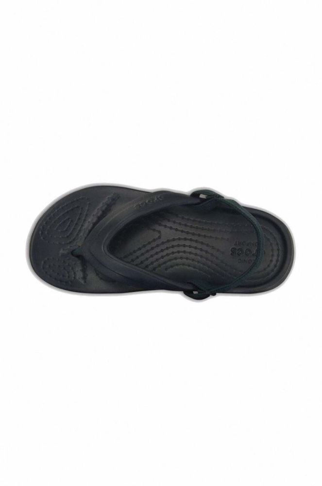 Дитячі в'єтнамки Crocs CLASSIC FLIP колір синій фото 4
