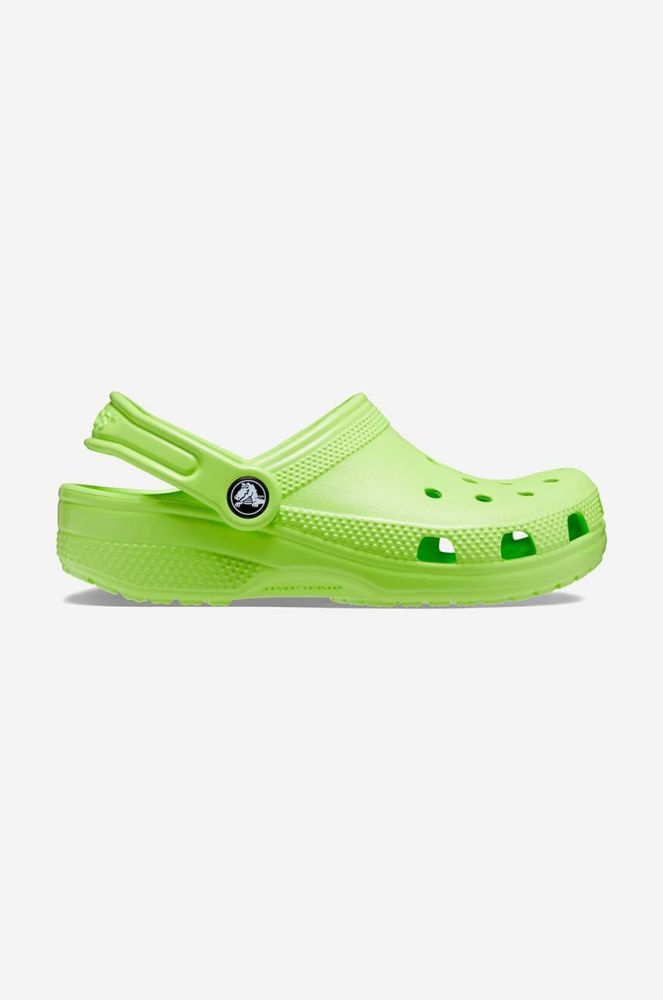 Дитячі шльопанці Crocs колір зелений (3300176)