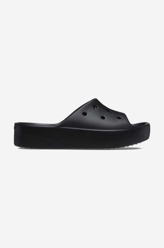 Шльопанці Crocs колір коричневий